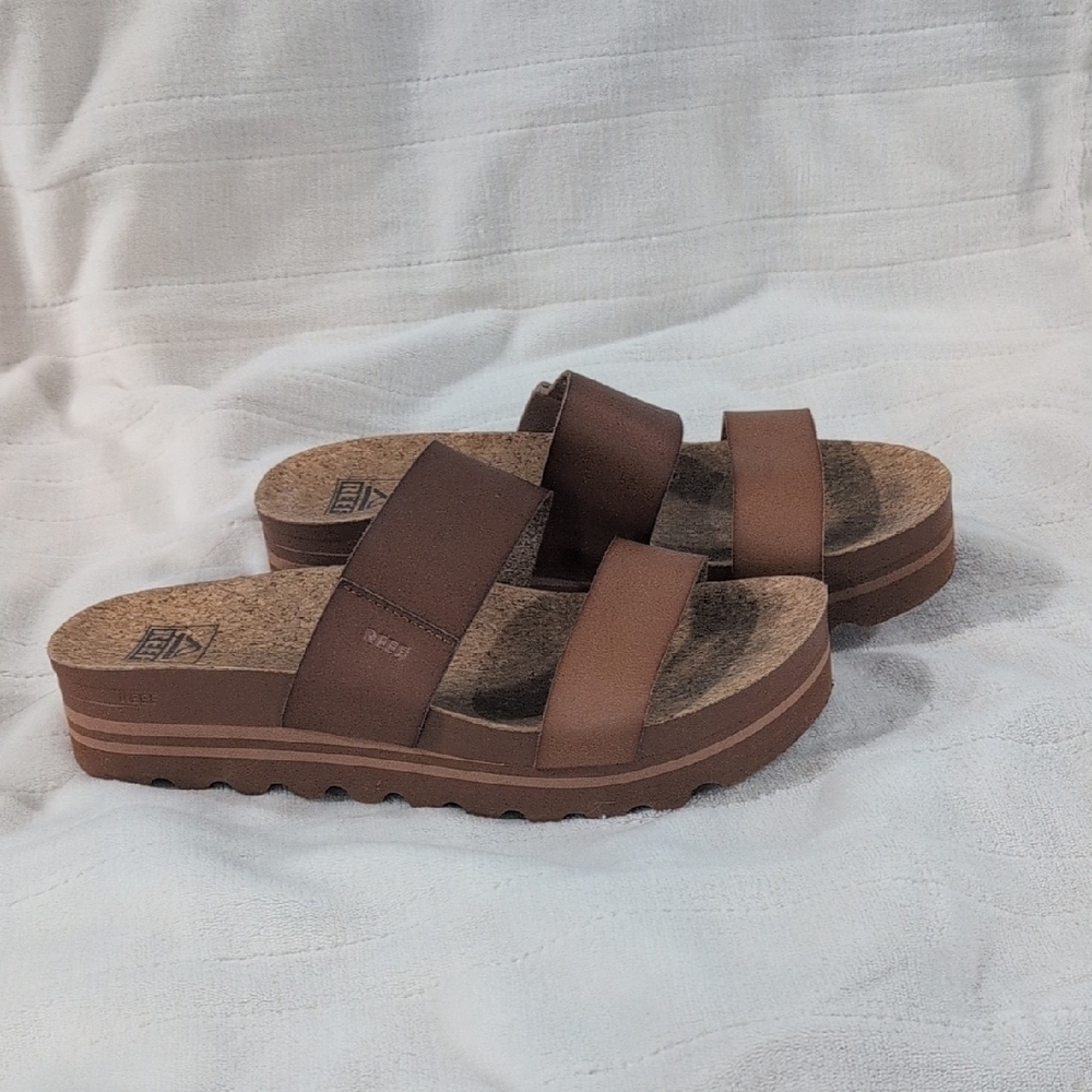 Reef Tan Women's Slide Sandals